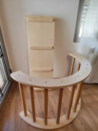 Arco Montessori y Rampa Madera