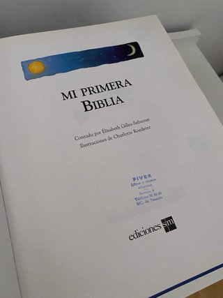 Libro Infantil "Mi Primera Biblia" - Ediciones SM