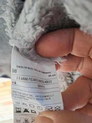 Abrigo Azul Benetton con Capucha