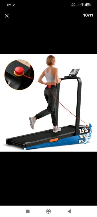 Cinta de Correr con Inclinación Ajustable