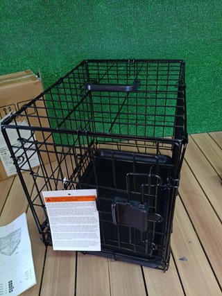 Jaula Metálica Plegable Amazon Basics