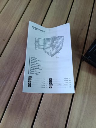 Jaula Metálica Plegable Amazon Basics