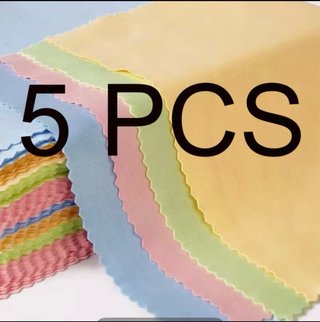 5 x Gamuza microfibra limpieza Lentes fotografía.