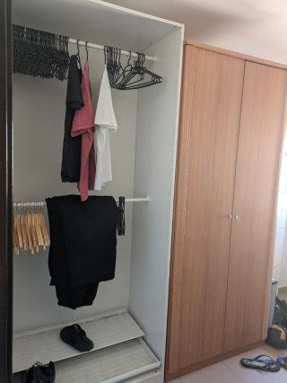 Estructura armario Ikea y complementos