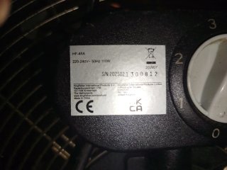 Ventilador de Suelo Metálico