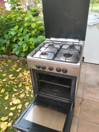 Cocina de gas con horno