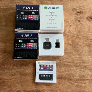 Adaptador CarPlay Android Auto AirPlay 4 en 1