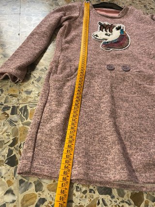 Vestido invierno unicornio lentejuelas