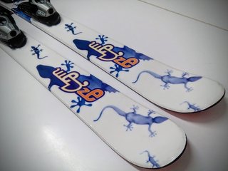 Snowblades 120 cm. Sci corti. Big Foot.