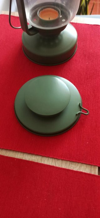 Farolillo Quema Velas Verde Oliva