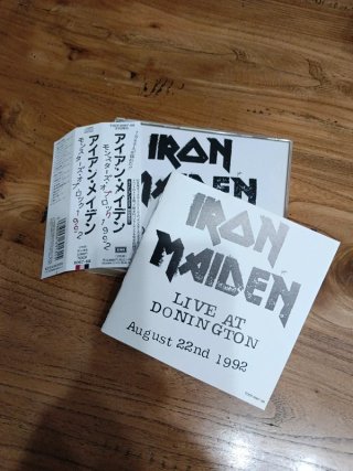 Iron Maiden Live Donington 2CD Japón