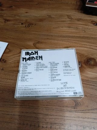 Iron Maiden Live Donington 2CD Japón