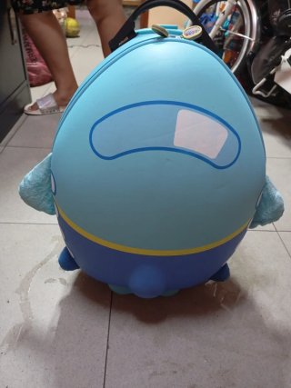 Maleta infantil ballena azul