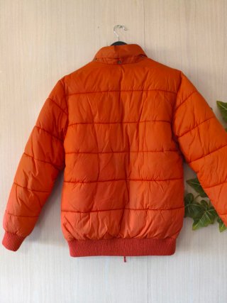 Chaqueta Plumas Naranja H&M LOGG 13-14 Años
