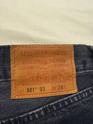 Pantalón Corto Levi's 501 ‘93 Negro.
