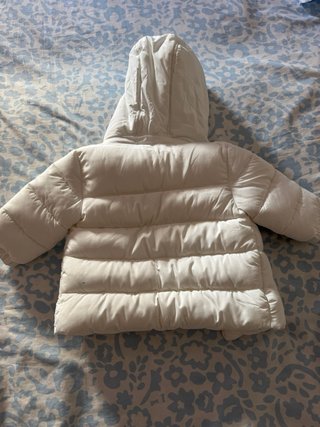 Chaqueta Acolchada Blanca para Bebé