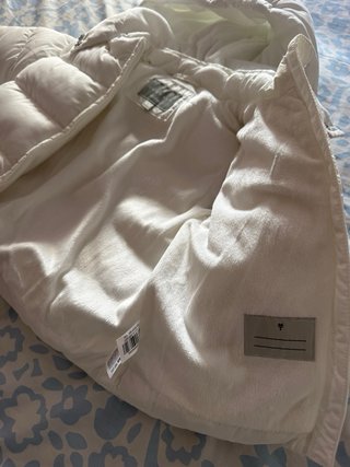Chaqueta Acolchada Blanca para Bebé
