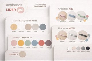 Cama abatible de matrimonio con armarios lider.