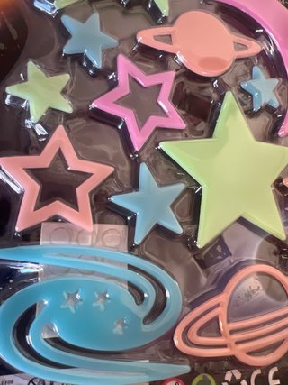 Pack de estrellas que se pegan al techo y brillan