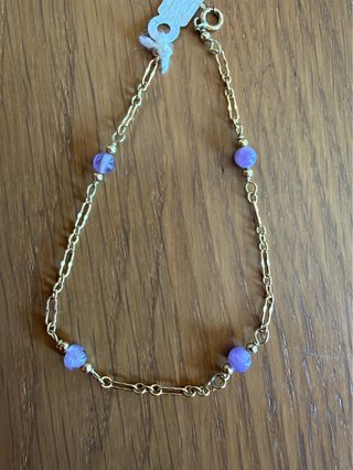 Pulsera chapada en oro