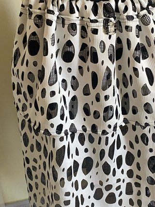 Falda Estampada con Volante
