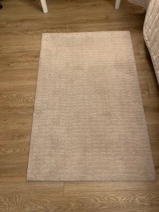3 alfombras  pequeñas de  Ikea azul turquesa beige