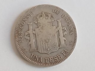 Moneda 1 Peseta Alfonso XIII 1899