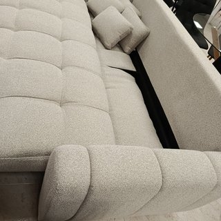 Sofá Belux XF Crema 231cm con Arcón
