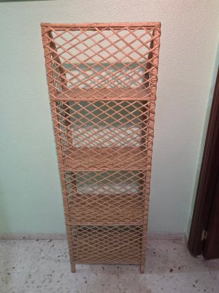 Estantería de Mimbre