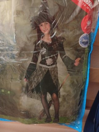 Disfraz  bruja de Halloween para Niña