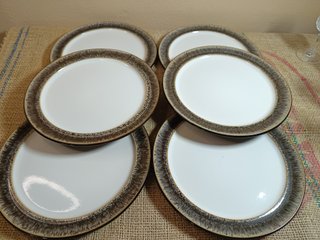6 Platos Denby Cerámica Inglesa Vintage