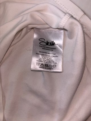 Camiseta SikSilk Blanca Talla XL