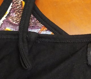 Camiseta tirantes multicolor. Vintage