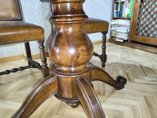 Mesa de Comedor de Madera y 6 Sillas