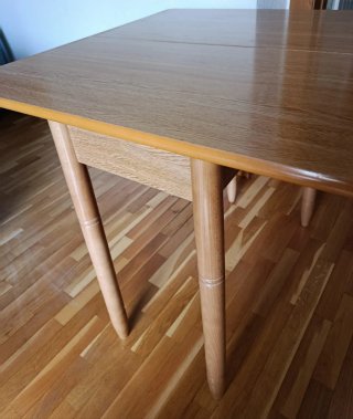 Mesa cocina plegable con cajon