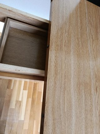 Mesa cocina plegable con cajon
