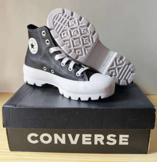 Converse Plataforma Talla 36 Negro/Blanco