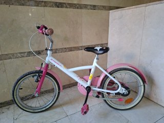 Bici infantil rosa 16 pulgadas