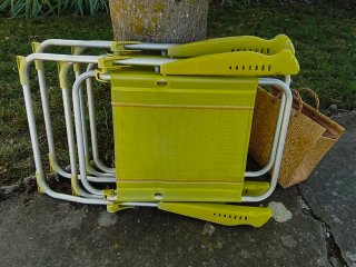 2 Sillas Plegables para Playa o Camping