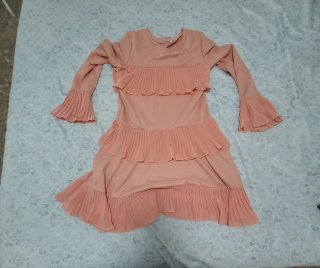 Vestido Rosa con Volantes