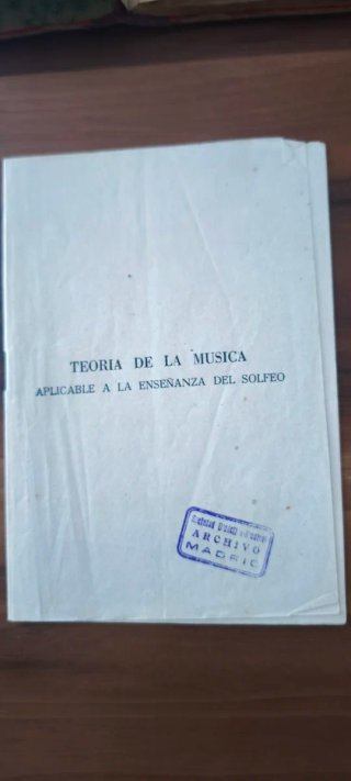 Libro Antiguo: Método de Solfeo, Pascual Pérez