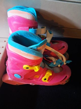 Patines rosas infantiles