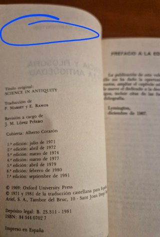 Ciencia y Filosofía en la Antiguedad