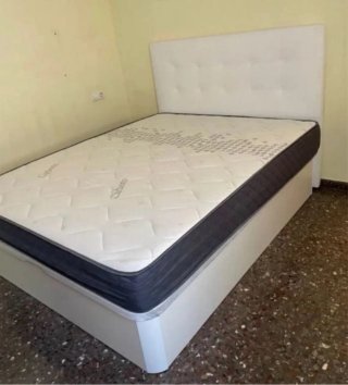 Canapé y Cabecero Blanco