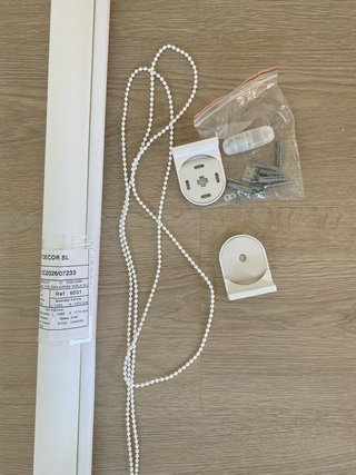 Estor enrollable blanco