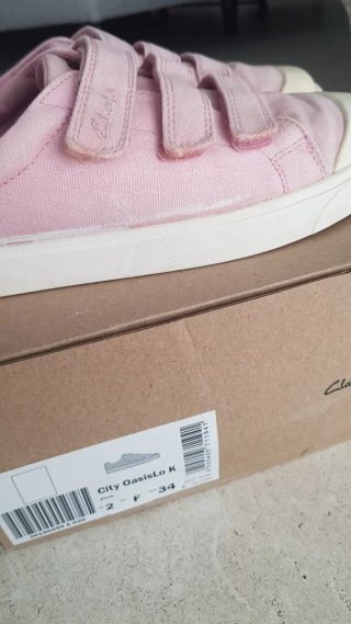Zapatillas lona Clarks City Vibe K Talla 34