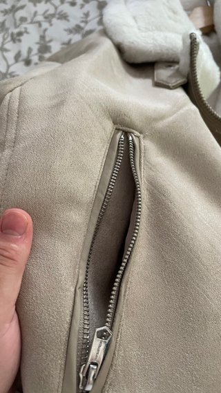 Chaqueta Stradivarius Beige Talla XL