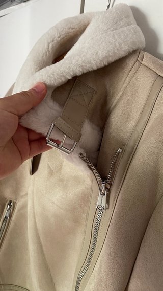 Chaqueta Stradivarius Beige Talla XL