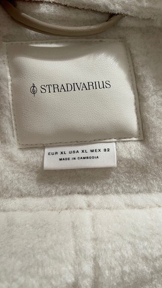 Chaqueta Stradivarius Beige Talla XL