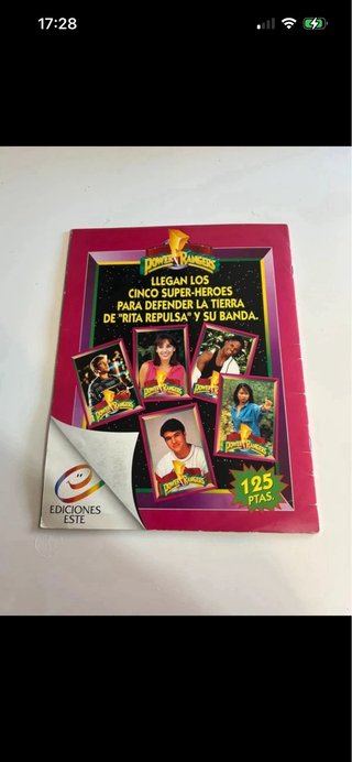 Álbum Power Rangers Completo Cromos